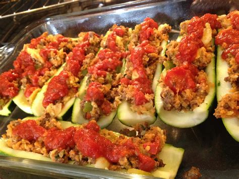 A Healthy Makeover Baked Stuffed Zucchini