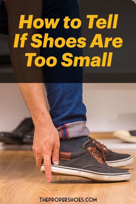 How To Tell If Shoes Are Too Small Thepropershoes Small Shoes