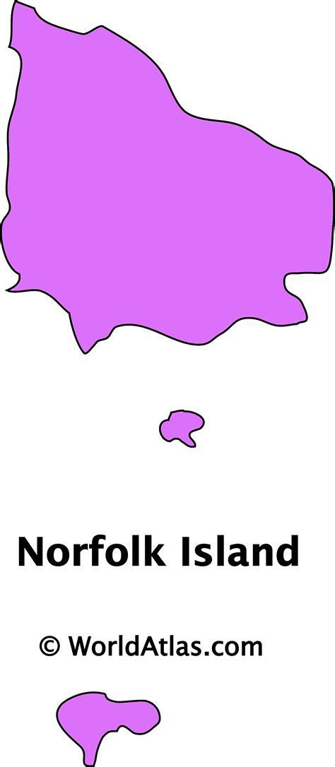 Mapas De Isla Norfolk Atlas Del Mundo