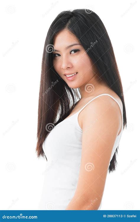 Aantrekkelijk Jong Aziatisch Meisje Stock Afbeelding Image Of