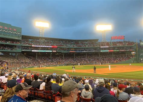 Loge Box 101 At Fenway Park