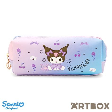 Buy Sanrio Kuromi Double Pencil Case With Heart Zip Pulls At Artbox