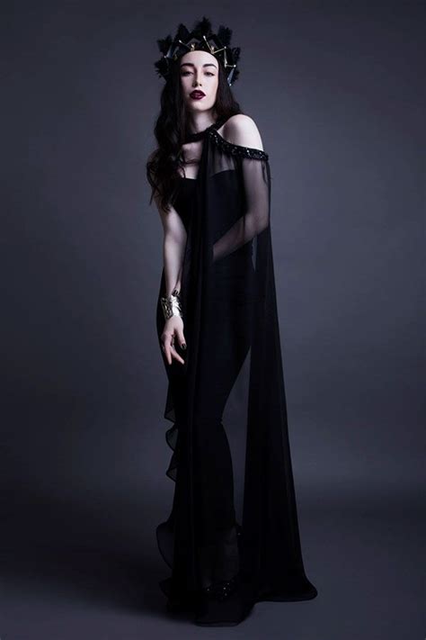 Dark Queen On Makeup Arts Served Dark Queen Gothic Models Gothic