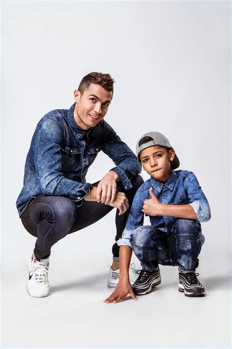 Cristiano Ronaldo Jr Cr7 Denim Spring 2018 Campaign Ronaldo