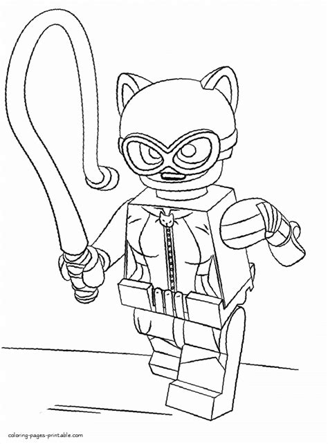 Lego Catwoman Coloring Pages Coloring Pages Printablecom