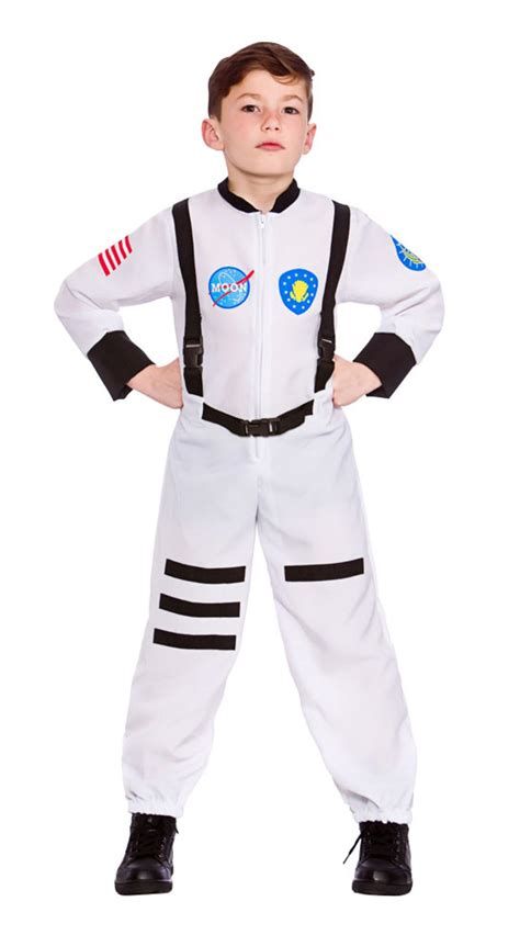Astronaut Boys Fancy Dress Space Man Nasa Kids Childrens Uniform Kids