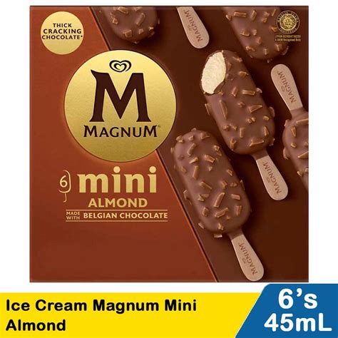 Walls Ice Cream Magnum Mini Almond 6x45ml Klikindomaret