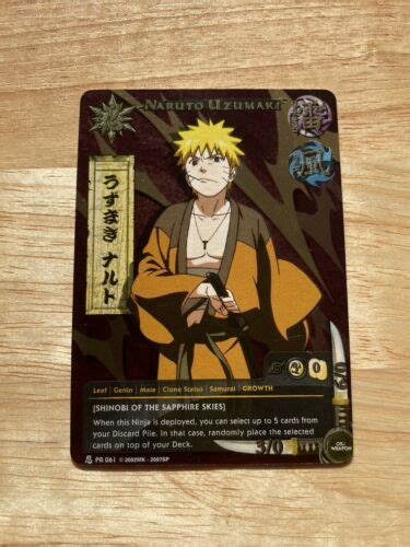 Naruto Tcg Ccg Foil Promo Naruto Uzumaki Super Rare Ebay