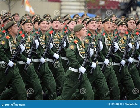 Soldiers Of The 2nd Guards Motorized Rifle Taman Division During The