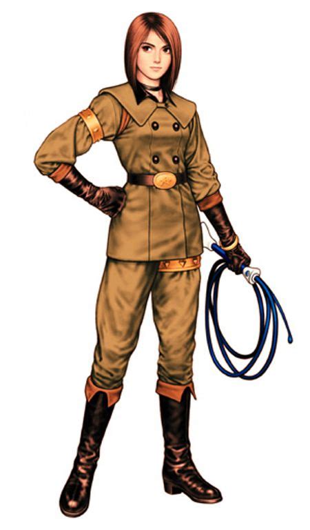 character seirah whip artwork from kof 99 game the king of fighters series company snk