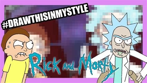 Rick And Morty Speedpaint In My Style Youtube