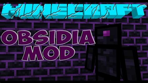 Minecraft Obsidia Mod Shiny Obsidian Armor New Mob