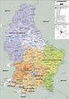 Large size Political Map of Luxembourg - Worldometer