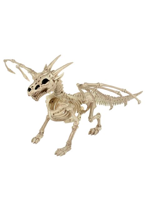 24 Inch Spooky Skeleton Dragon Prop Skeleton Decorations