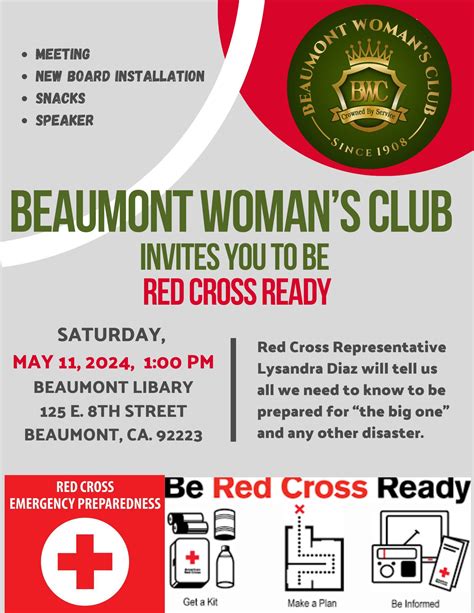 May 11 | Beaumont Woman's Club's May Meeting | Banning, CA Patch