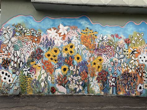 Flowers Mural Nashville Guru