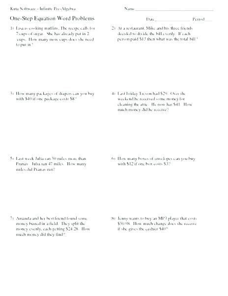 Unlimited adaptive online practice on full year 7th grade review. Inequality Word Problems Worksheet - Thekidsworksheet