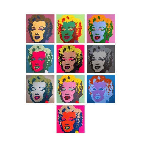 Andy Warhol Classic Marilyn Portfolio Mutualart