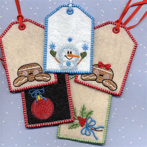 Tags For Machine Embroidery In The Hoop From A Design By Lyn Gift Card