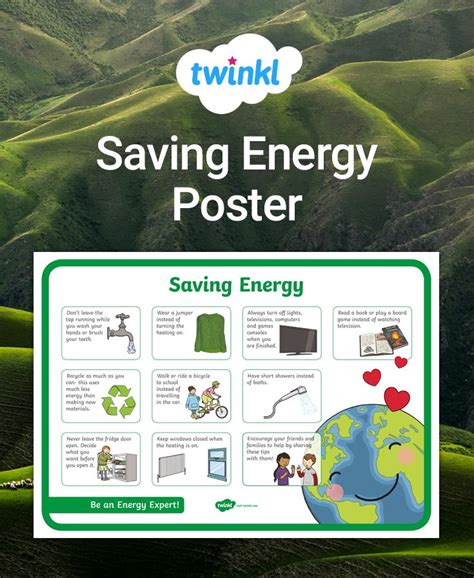 Energy Conservation Slogans Save Energy Poster Bee Bot Activities