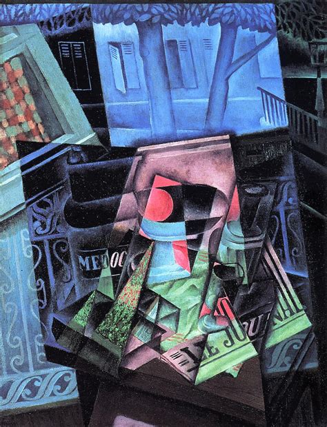 Still Life Before An Open Window Place Ravignan 1915 By Juan Gris