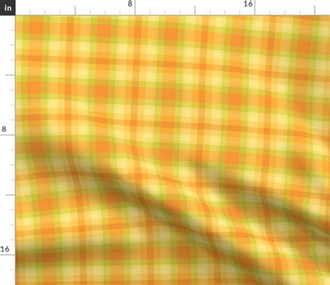 Yellow And Green Plaid Spoonflower