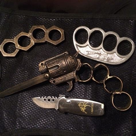 A Few Bits Brass Knuckles Knuckle Duster Sword Belt