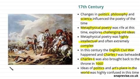 Contexts of 16th & 17th Century Poetry (Part 1) | A-level English