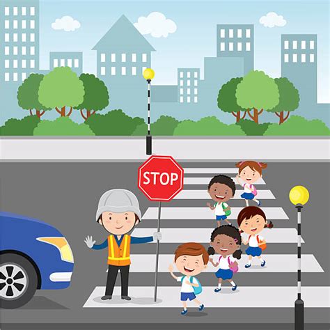 3500 Kids Road Safety Stock Illustrations Royalty Free Vector