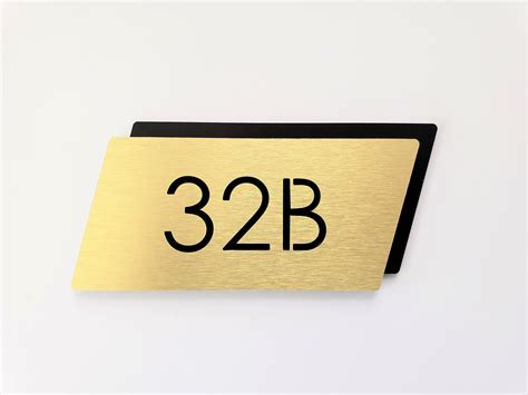 Modern Room Numbers Door Number Plaque Apartment Number Hotel Room