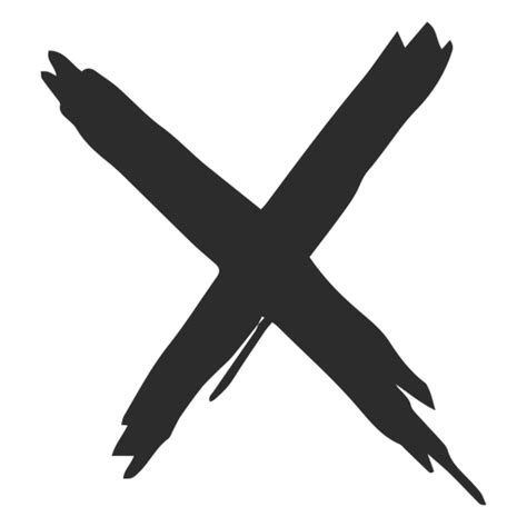 X Mark Scribble Icon Transparent Png And Svg Vector File
