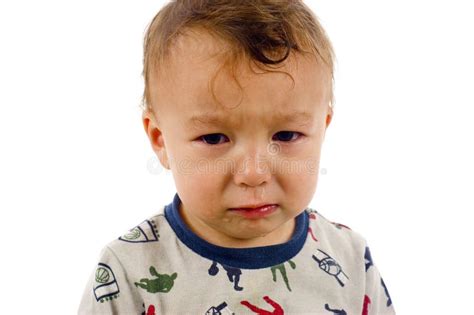 Sad Baby Boy Stock Image Image Of Child Cranky Upset 12288485