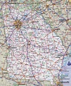 Printable Map Of Georgia Cities