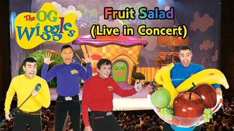 Og Wiggles Fruit Salad Live In Concert Youtube