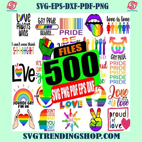 100 lgbt quotes svg bundle gay pride svg lesbian svg lgbt rainbow svg svgtrendingshop