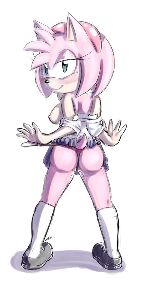 Rule 34 Amy Rose Anthro Female Female Only Fur Hedgehog Looking At