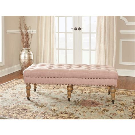 Linon home décor has something for everyone … whether it's a linon bar stool for entertaining or a linon vanity set to get ready for a night out on the town. Linon Home Decor Isabelle Washed Pink Bench-368253PNK01U ...
