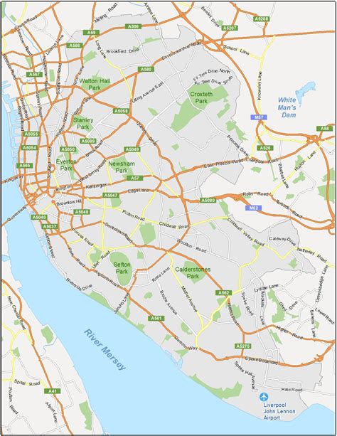 Liverpool Map England Gis Geography