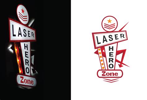 LASER HERO Restaurant-Bar & Laser tag on Behance