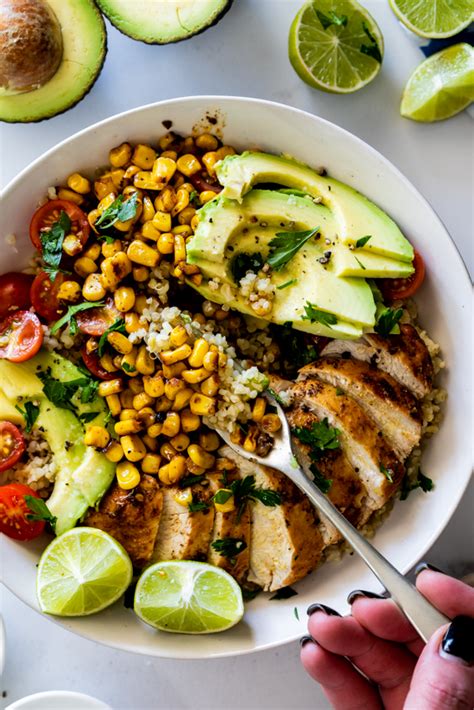 Meal prepping is absolutely necessary if you. Mexican chicken lunch bowls - Simply Delicious