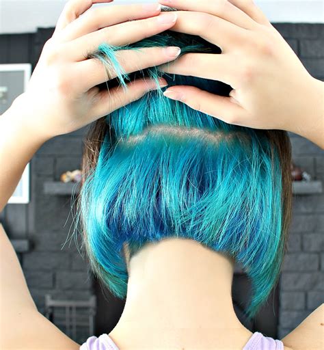 Dyeing is basically the same process as bleaching, but you'll be using the dye this time instead. Two Years of Turquoise Dip Dyed Hair, Rainbow Hair FAQ ...