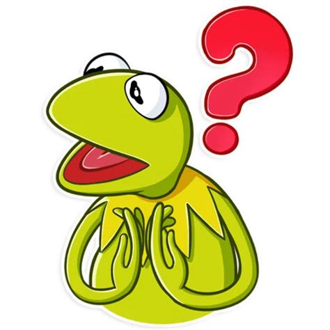 Kermit The Frog The Muppets Telegram Sticker Kermit The Frog With A