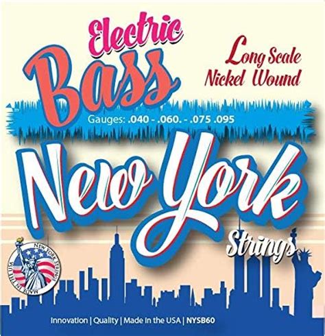 New York Strings Nysb60 Electric Bass Nickel Wound Long