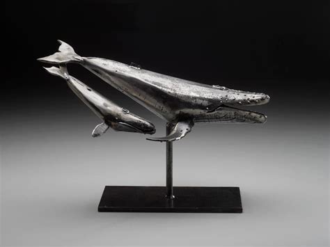 Steel Humpback Whales Metal Art Sculpture Metal Sculpture Sculpture Art