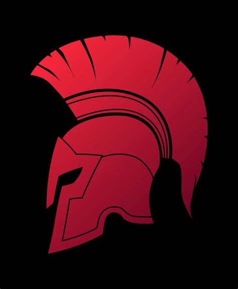 Spartan Helmet Red In 2020 Spartan Helmet Spartan Typographic Logo