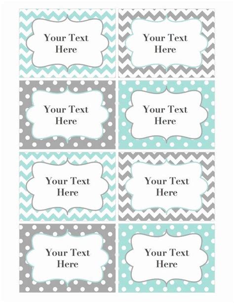 Editable Free Printable Labels Template