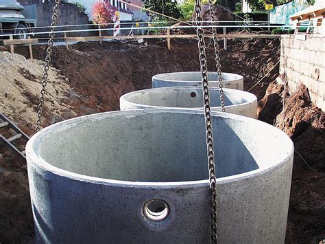Concrete Cisterns And Round Containers For Rainwater Storage Fuchs