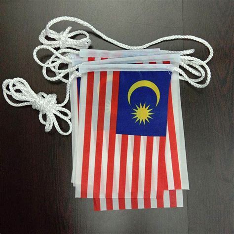 Bendera Malaysia Malaysia Flag Line Jalur Gemilang Hari Kebangsaan