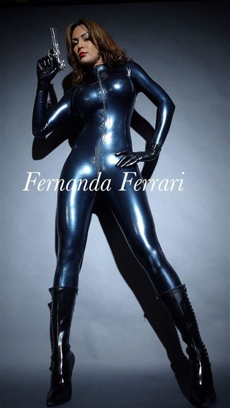 Fernanda Ferrari On Twitter For The Fans Of My Tight Shiny Catsuit