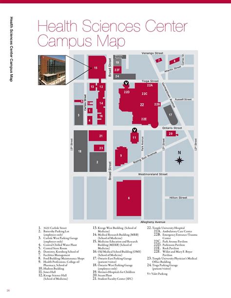 33 Map Of Temple University Maps Database Source